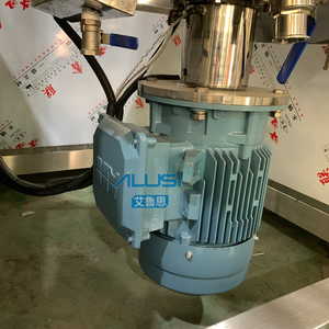 Homogénéisateur émulsifiant à levage hydraulique à chauffage électrique à engrenages en acier inoxydable pour l'industrie cosmétique, commande PLC Siemens - Product Image 6