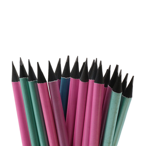 Vente en gros Croquis en bois de peuplier HB écologique <span class=keywords><strong>Dessin</strong></span> Apprentissage Crayons standard Conception triangulaire Logo personnalisé Gomme lumineuse - Product Image 5