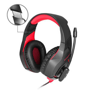 Audífonos Gamer <span class=keywords><strong>Onikuma</strong></span> <span class=keywords><strong>K1</strong></span>-<span class=keywords><strong>B</strong></span> Rojos Retráctiles con Sonido Envolvente Estéreo RGB para PS5, Celulares y Videojuegos - Product Image 3