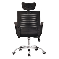 Échantillon Gratuit - Chaise de Bureau Ergonomique à Dossier Haut, Mobile, en Maille, Sans Accoudoirs, Réglable, avec Appuie-tête Pivotant