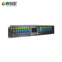 WSEE WS-56EYA 1550nm 4/8/16/32/64 Portlu OSW WDM EDFA Optik Amplifikatör -5dBm~+10dBm Giriş 16~23dBm Çıkış Gücü HFC/PON için