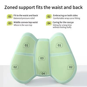 เบาะรองหลังในรถยนต์พร้อมที่รองคอ  วัสดุเมมโมรี่โฟมเพื่อสุขภาพ ช่วยบรรเทาอาการปวด<span class=keywords><strong>หลัง</strong></span>และปวดคอ  พร้อมปลอกหุ้มที่ซักได้ - Product Image 3