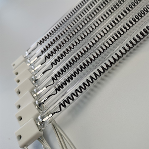 900W d130mm 220V Nhà máy cung cấp sợi <span class=keywords><strong>Carbon</strong></span> sưởi ấm hồng ngoại đèn tùy chỉnh IR đèn cho phòng tắm hơi hồng ngoại nhà tủ phòng - Product Image 2