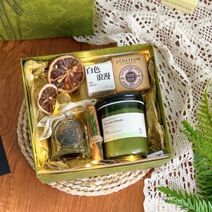 Luxury Scented Candle <b>Gift</b> <b>Box</b> With Soap Ritual Present For Teacher Birthday Wedding Guest Favors - Product Image 2