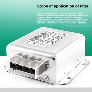 Three-phase AC Power <strong>Filter</strong> CW10B-SR/3A/6A/10/30/40/50A Terminal Type 380V - Product Image 2