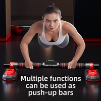 Barre de traction multifonctionnelle en acier FDFIT pour la maison, support de pompes intelligent, barre parallèle simple, installation murale sans perçage