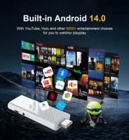 Mortal Q8S Android 14 TV Stick H313 8K HDR10+ WiFi de Doble Banda BT5.0 Reproductor Multimedia de Streaming OTT Compatible con IPTV 2GB+16GB