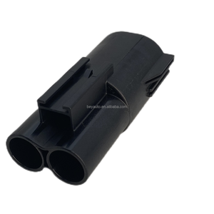 काले रंग की याज़ वाटरप्रूफ ऑटो कनेक्टर आवास 2 पिन मोटर वाहन के लिए - Product Image 3