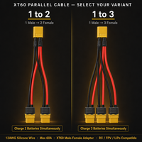 Connecteur XT60 mâle-femelle haute puissance à rotation mutuelle pour câble de conversion, connecteur ESC pour modèle d'avion, pack de batteries et chargement de batterie