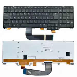 Good quality laptop keyboard for DELL Alienware M17X M18X R4 UK with backlight black