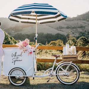 Giá rẻ sợi thủy tinh di động cà phê & Snack thực phẩm giỏ hàng cho bán-mini thực phẩm xe tải Trailer với kẹo & Chip trạm - Product Image 1