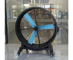 Ventilador de Piso Móvil Industrial de Alta Resistencia PMSM HVLS, Ventilador de Refrigeración Portátil Grande con Motor de Imán Permanente y Alto Flujo de Aire - Product Image 2