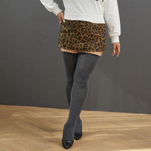 Calcetines de Algodón para Mujer, Talla Grande, Extra Anchos, por Encima de <span class=keywords><strong>la</strong></span> Rodilla, para Mujeres con Sobrepeso - Product Image 6