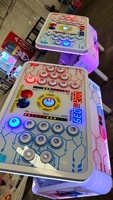 Table de jeu d'arcade Whack-a-Mole LED pour deux joueurs, avec marteau interactif, pour la vitesse et les réflexes, Naughty Bean, équipement pour enfants