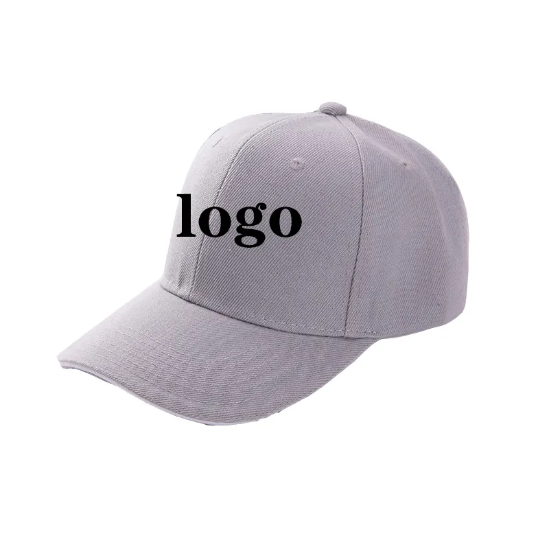 High quality fashion custom 3d embroidery baseball cap hats 100% Cotton Baseball Caps Custom Embroidery Logo Your Brand Sport