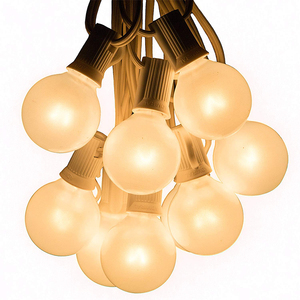 10Ft 25 G40 Ampoules À Incandescence Lumières Connectable Extérieur <span class=keywords><strong>Vintage</strong></span> Ampoules Globe Patio Jardin Décoration Chaîne - Product Image 3