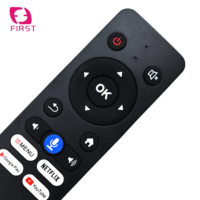 Télécommande Vocale d'Usine 16 Touches pour Box Android TV NETFLIX Google PLAY & YOUTUBE avec 4 Touches Raccourci, Garantie 1 An