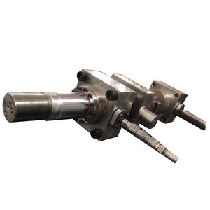 Cylindre <span class=keywords><strong>hydraulique</strong></span> <span class=keywords><strong>télescopique</strong></span> chromé dur haute température pour arbre d'oreille moyen avec chambre à air 160mm course 110-600mm - Product Image 2