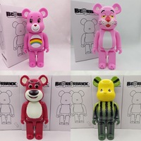 Figurine d'art Bearbrick 28 cm en résine, 400 %, pour salon, vente en gros