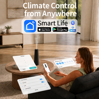 Diffuseur d'huiles essentielles sans eau 120 ml contrôlé par l'application Smart Life, nébuliseur à air froid, machine à parfum réglable