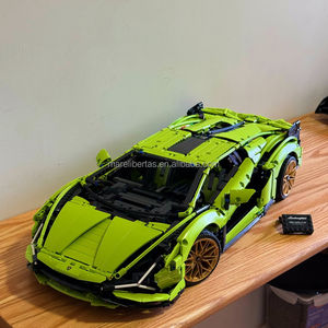 Lamborghini Sian: Sets de bloques de construcción compatibles con Lego, serie de juguetes de cubo de la serie popular al por mayor, regalo Technic - Product Image 1