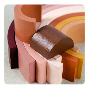 NUEVO ESTILO JUGUETES DE MADERA PUENTE DE ARCO IRIS APILADOR BLOQUES DE CONSTRUCCIÓN JUEGOS DE APILAMIENTO DE EQUILIBRIO - Product Image 5