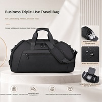 Sac à dos de voyage Oxford grande capacité, sac de sport et de gym avec compartiment séparé pour chaussures (sec/humide), logo imprimé, bagage de fitness extérieur