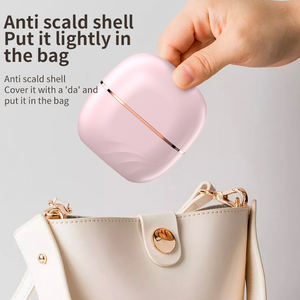 Cepillo Alisador de Cabello Inalámbrico Portátil con Control de Temperatura de 3 Velocidades, Recargable por USB, Marca Privada, Mini Cepillo para Cabello RV - Product Image 2