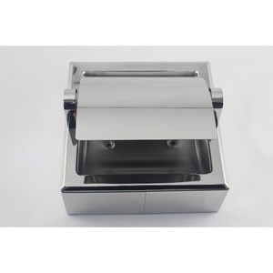 Dispensador de Papel Higiénico Cuadrado de Acero Inoxidable 304ss, Diseño Moderno, Independiente, <span class=keywords><strong>Color</strong></span> Personalizado 1 - Product Image 1