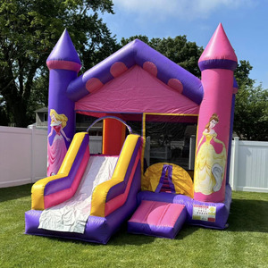 Công chú<span class=keywords><strong>a</strong></span> lớn nhà trả lại kết hợp trẻ em lâu đài bouncy với trượt thương mại nhảy Bouncer bơm hơi cho thuê sự kiện bên - Product Image 6