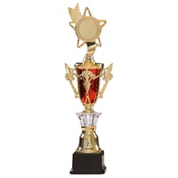 Coupe de trophée en plastique directement de l'usine pour les tournois sportifs, récompense pour le travail d'équipe, taille T11 L
