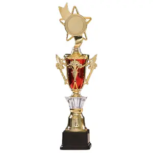 Factory Direct Plastic Trophy Cup For Sports Tournament Teamwork Award T11-1 Size L