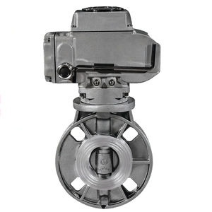 Válvula de Mariposa de Plástico PVC con Actuador Rotatorio Motorizado de 24V CC, Doble Brida, Asiento de Goma EPDM de 8 Pulgadas, COVNA DN200 - Product Image 3