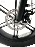 Vélo électrique à cadre en acier à haute teneur en carbone, freins à disque mécaniques 7 vitesses, pneus 20 pouces, phares avant, moteur arrière 48V 500W, batterie 13AH, autonomie 60 km