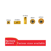 Mini Etiqueta de uñas NFC con luces LED Social Flexible 13,56 MHz NFC pegatina para decoración de uñas