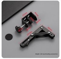 Planche d'extension de bureau pliable et détachable en fer non perforé avec support de clavier et panneau d'extension de bureau