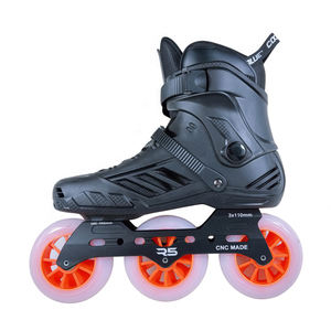 Adulto Tri Skate Rodas Grandes 110mm Patins Inline Sapatos
