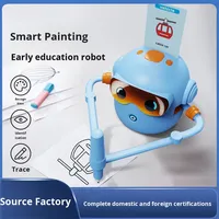 MILI Nouveau robot de dessin intelligent en plastique pour enfants, éducation précoce, dessin automatique, ensemble cadeau pour enfants