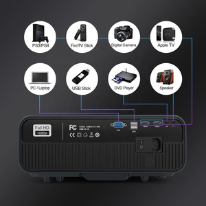 Projecteur vidéo à affichage 12500 lumens Projecteur de cinéma maison 1080P pris en charge Compatible avec <span class=keywords><strong>Fire</strong></span> <span class=keywords><strong>TV</strong></span> <span class=keywords><strong>Stick</strong></span> - Product Image 5