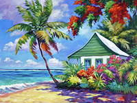 Peinture Diamant 5D Moderne DIY, Paysage Marin, Toile Murale, Kit Complet de Broderie Diamant, Décoration Intérieure