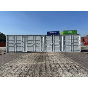 Conteneurs HQ de 40 pieds avec 4 portes latérales |   Meilleur classement aux États-Unis, en Australie et à la Barbade |   Marchandises adaptées au transport et sécurisées - Product Image 1