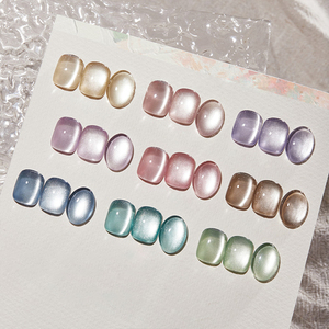 AILANU0 Cat Eye Gel esmalte de uñas Set China al por mayor esmalte de uñas 15ml 18 colores botella personalizada invierno Cat Eye Gel polaco - Product Image 3