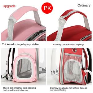 Nueva llegada de malla transpirable y correas para los hombros mochila transparente <span class=keywords><strong>Bubble</strong></span> <span class=keywords><strong>Cat</strong></span> para viajes seguros y aventuras al aire libre - Product Image 3