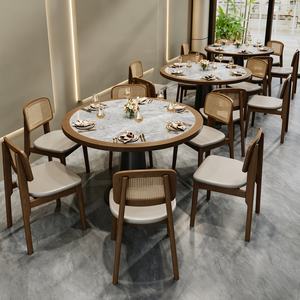 Conjunto de Mesa y Sillas de Mimbre en Beige Avena, Respaldo de Rejilla de Mimbre, Silla de Mimbre Tejido, Patas Cuadradas para Bistro de Jardín y Loggia - Product Image 2
