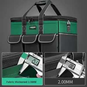 14 "Heavy Duty Polyester Tools Organizer Bag Mehrzweck-Werkzeug träger für Elektriker Gärtner Repair man Contractor-OEM/ODM - Product Image 4