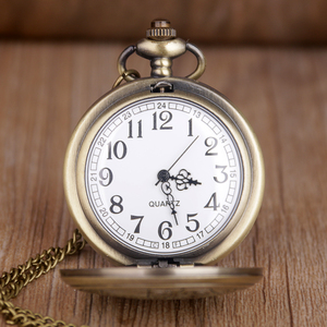 <span class=keywords><strong>Montre</strong></span> de poche <span class=keywords><strong>à</strong></span> quartz avec motif de dragon en bronze antique moderne, collier <span class=keywords><strong>pendentif</strong></span> (KWT2200) - Product Image 2