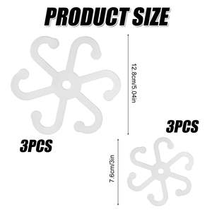 6 pièces <span class=keywords><strong>support</strong></span> de tige de <span class=keywords><strong>support</strong></span> de tige de <span class=keywords><strong>plante</strong></span> avec trous acrylique <span class=keywords><strong>plante</strong></span> treillis piquets stabilisateur de <span class=keywords><strong>plante</strong></span> <span class=keywords><strong>support</strong></span> de feuille et <span class=keywords><strong>support</strong></span> d'escalade - Product Image 2