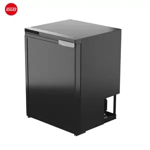 Refrigerador con pantalla digital 65L de gran capacidad, puerta abierta única para RV Boat 12V 24V