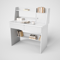 Table en bois moderne pour enfants pour l'étude Bureau minimaliste de chevet à domicile Étagère à livres