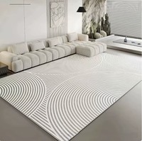 Tapis Bohème Personnalisé en Fausse Fourrure Cachemire 8mm 10mm Doux Géométrique Lavable en Machine pour Salon Chambre Vente en Gros OEM